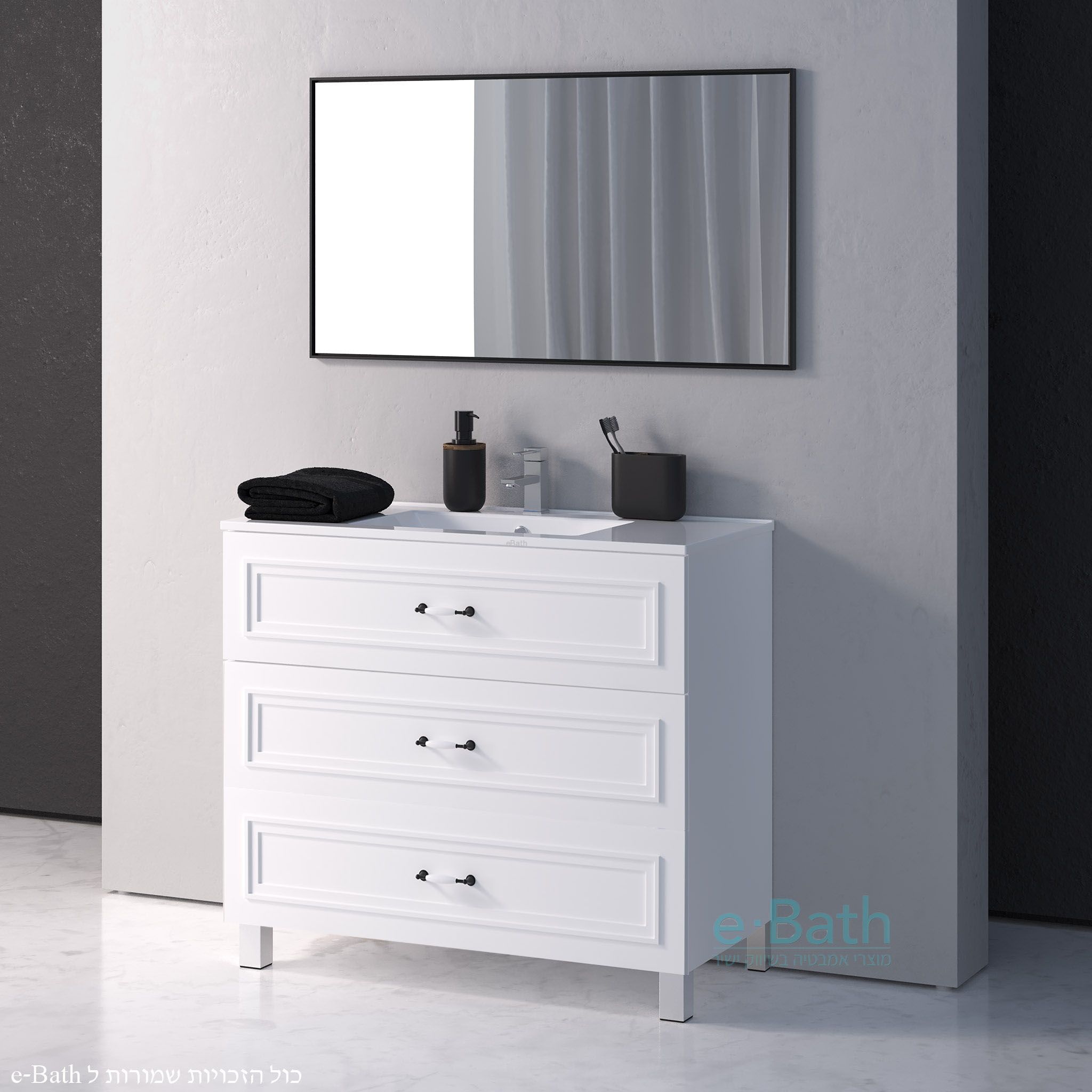 ארון אמבטיה עומד פרובנס 60 ס"מ, אדיר ארון אמבטיה עומד פרובנס 60 ס"מ, אדיר