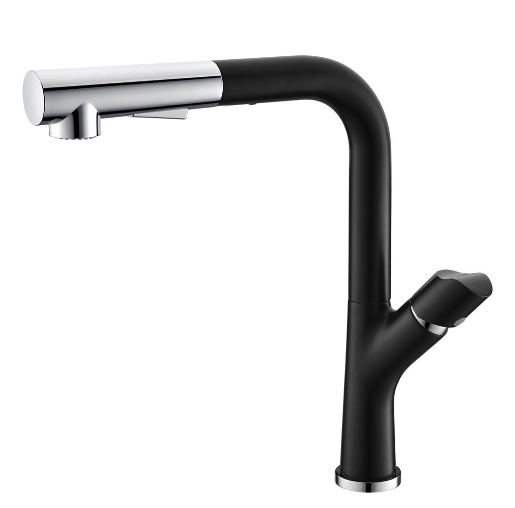 ברז מטבח נשלף שחור Clear ברז מטבח נשלף שחור Clear