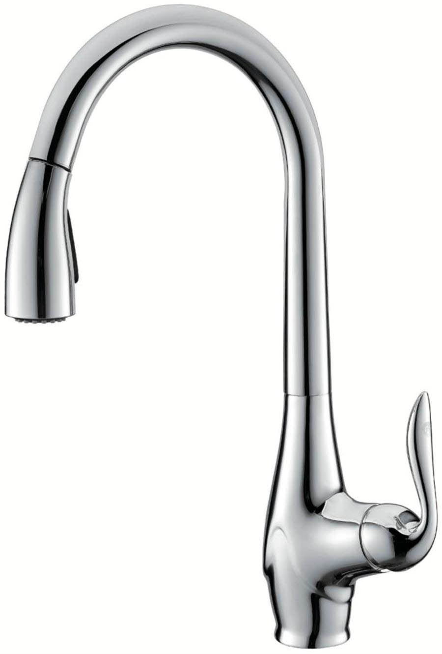 ברז מטבח נשלף זהב ברבור Clear ברז מטבח נשלף זהב ברבור Clear