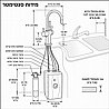 מערכת תת כיורית למים חמים וקרים המקורית מבית ניגא