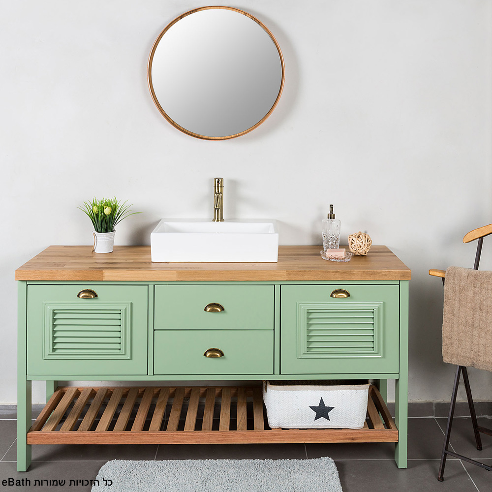 ארון אמבטיה ענתיק לורן 120 ס"מ ארון אמבטיה ענתיק לורן 120 ס"מ