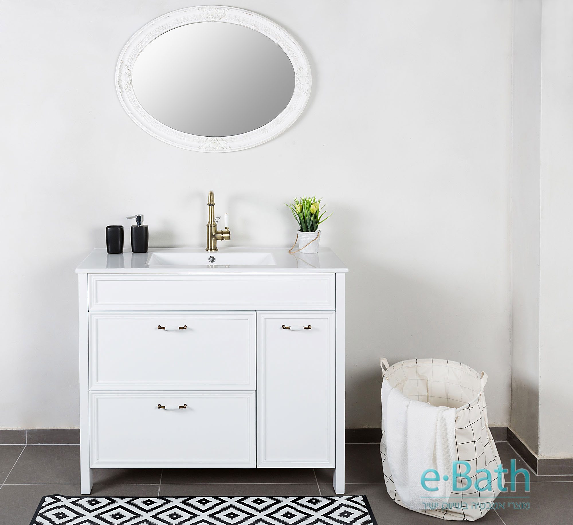 ארון אמבטיה מונח 120 ס"מ מינכן ארון אמבטיה מונח 120 ס"מ מינכן