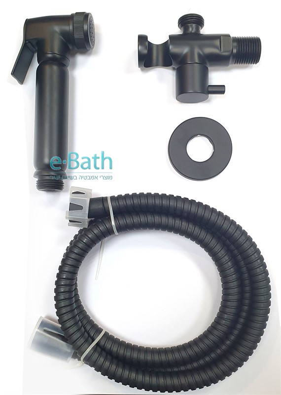 מערכת מתז בידה גימור שחור מט מערכת מתז בידה גימור שחור מט