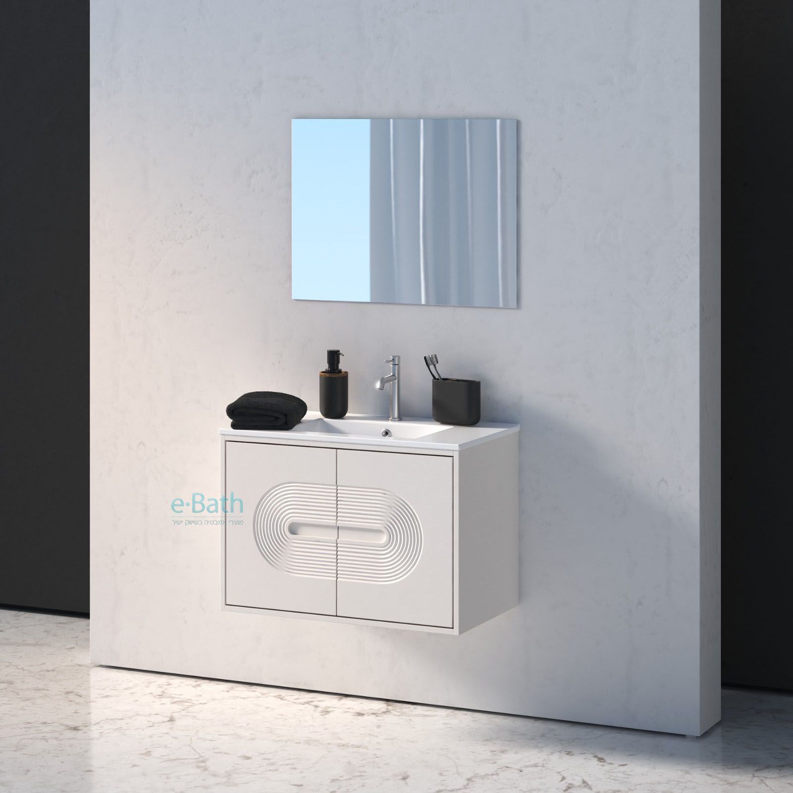 ארון אמבטיה תלוי אפוקסי דלתות Dolce-A ארון אמבטיה תלוי אפוקסי דלתות Dolce-A