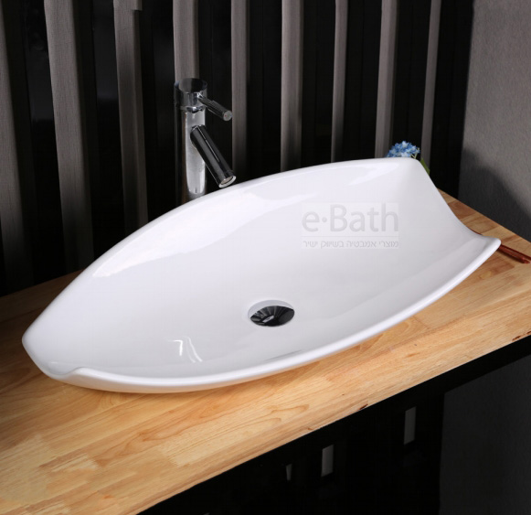 כיור אמבטיה חרס מונח אריאל - רוחב 73|עומק 38 כיור אמבטיה חרס מונח אריאל - רוחב 73|עומק 38