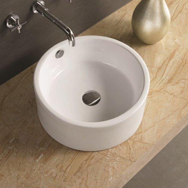 כיור אמבטיה חרס מונח משי קוטר 41|גובה 16 כיור אמבטיה חרס מונח משי קוטר 41|גובה 16