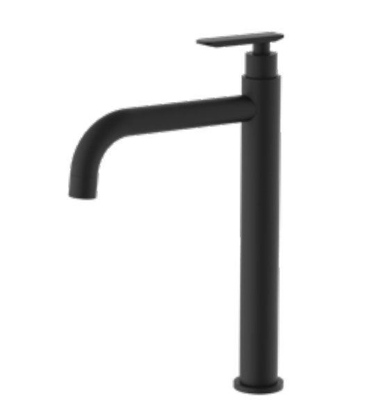 ברז גבוה מים קרים שחור ברז גבוה מים קרים שחור