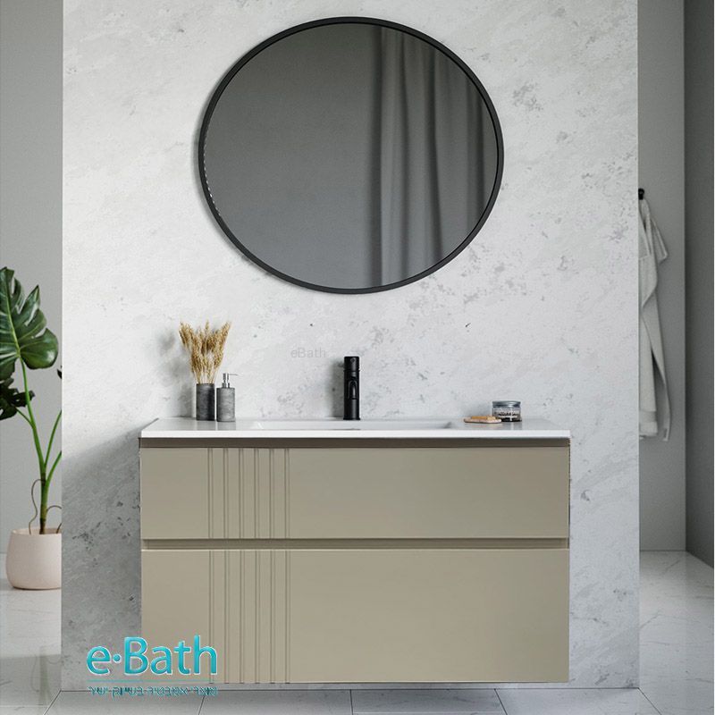 ארון אמבטיה תלוי אפוקסי מגירות ניצן רוחב 120 ס"מ ארון אמבטיה תלוי אפוקסי מגירות ניצן רוחב 120 ס"מ