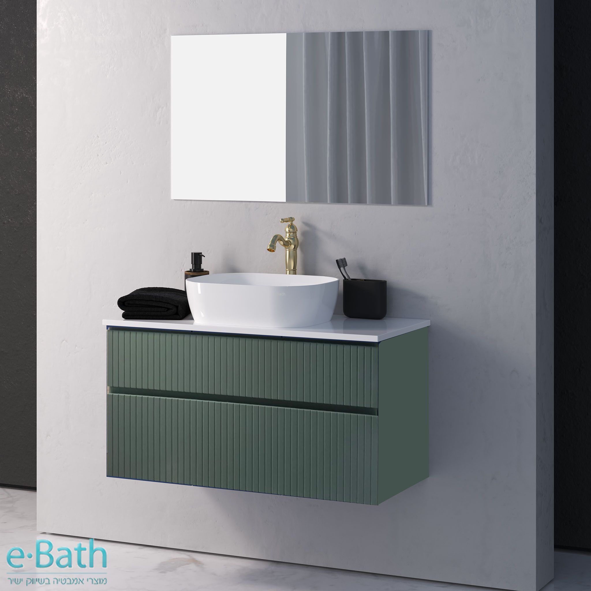 ארון אמבטיה תלוי 70 ס"מ, דגם אלמוג פלוס ארון אמבטיה תלוי 70 ס"מ, דגם אלמוג פלוס