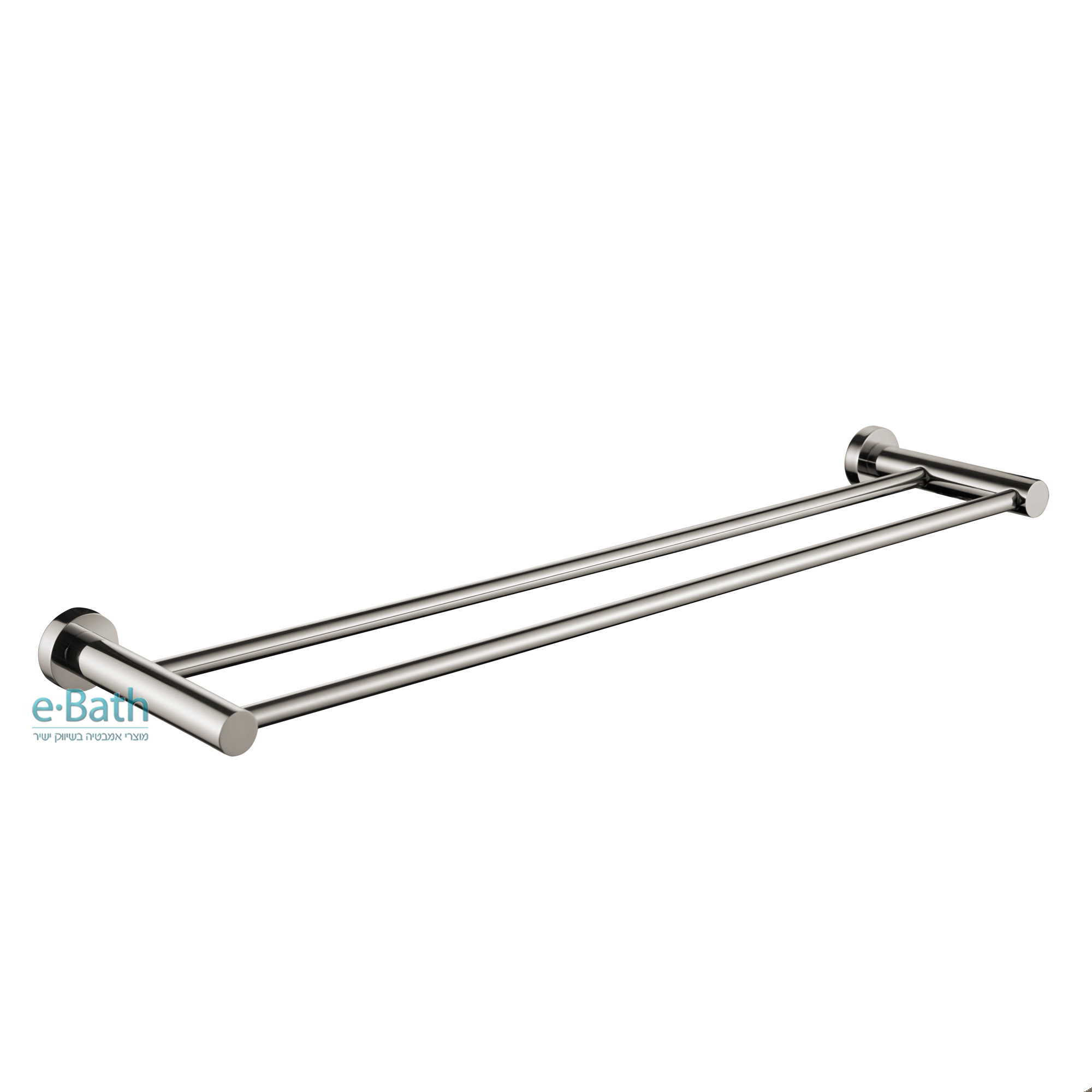 מוט למגבת כפול 45/60/75 ס"מ RONDO מוט למגבת כפול 45/60/75 ס"מ RONDO