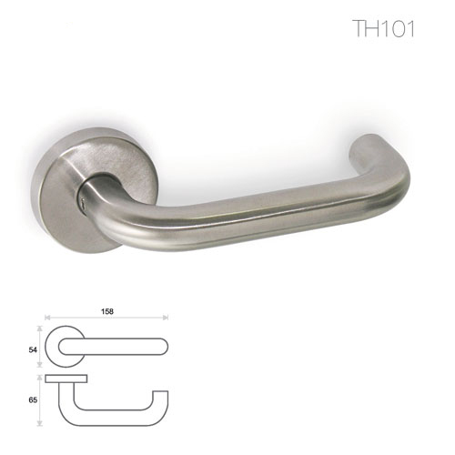 ידית לדלת נירוסטה TH101 ידית לדלת נירוסטה TH101