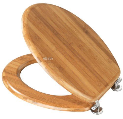 מושב אסלה עץ טבעי אלון נשלף מושב אסלה עץ טבעי אלון נשלף