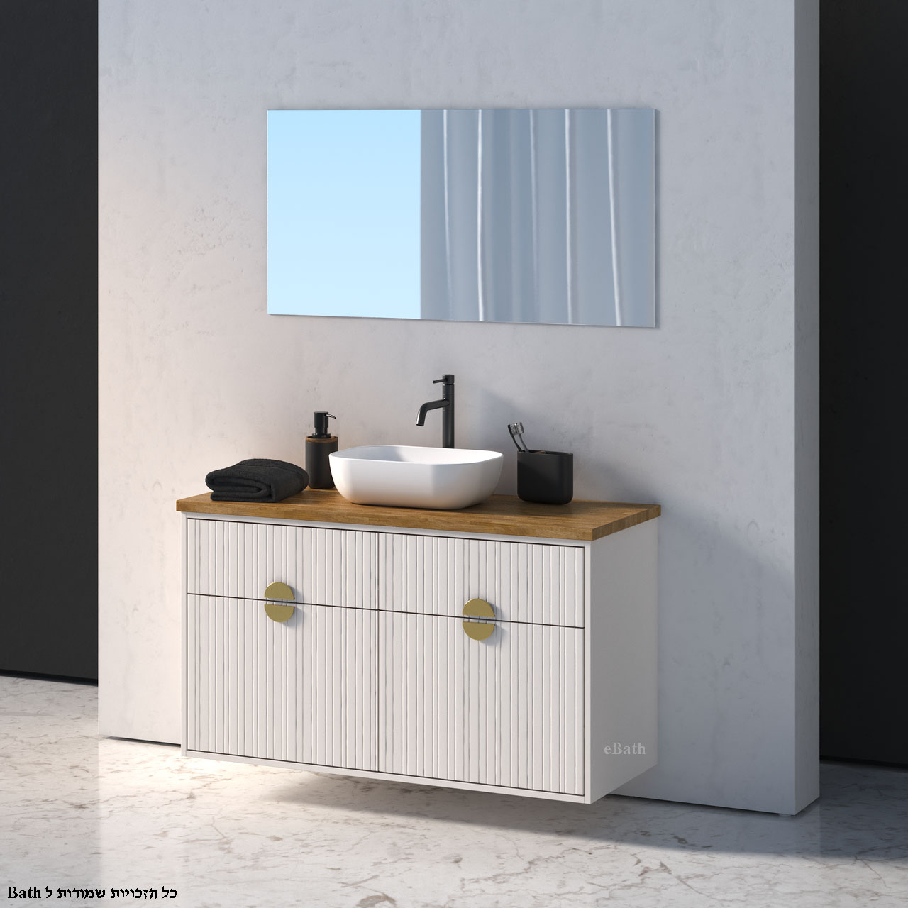 ארון אמבטיה תלוי פרובנס Bangkok Plus ארון אמבטיה תלוי פרובנס Bangkok Plus