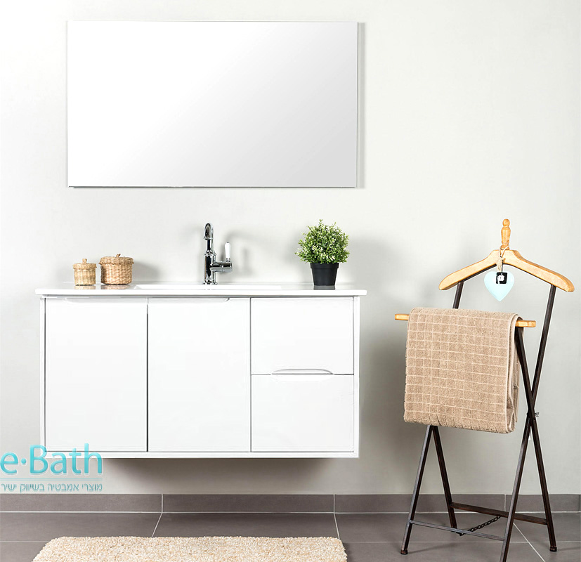 ארון אמבטיה אפוקסי מעוצב תלוי Malibu ארון אמבטיה אפוקסי מעוצב תלוי Malibu