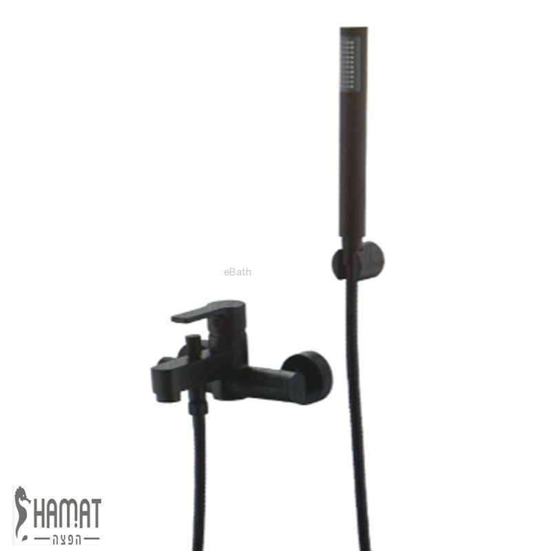 סוללה לאמבטיה סוללה שחור מט סוללה לאמבטיה סוללה שחור מט