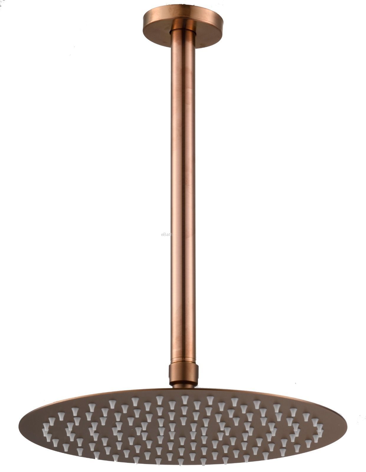 ראש מקלחת שחור קוטר 25 ס"מ + זרוע 30 ס"מ מהתקרה ראש מקלחת שחור קוטר 25 ס"מ + זרוע 30 ס"מ מהתקרה