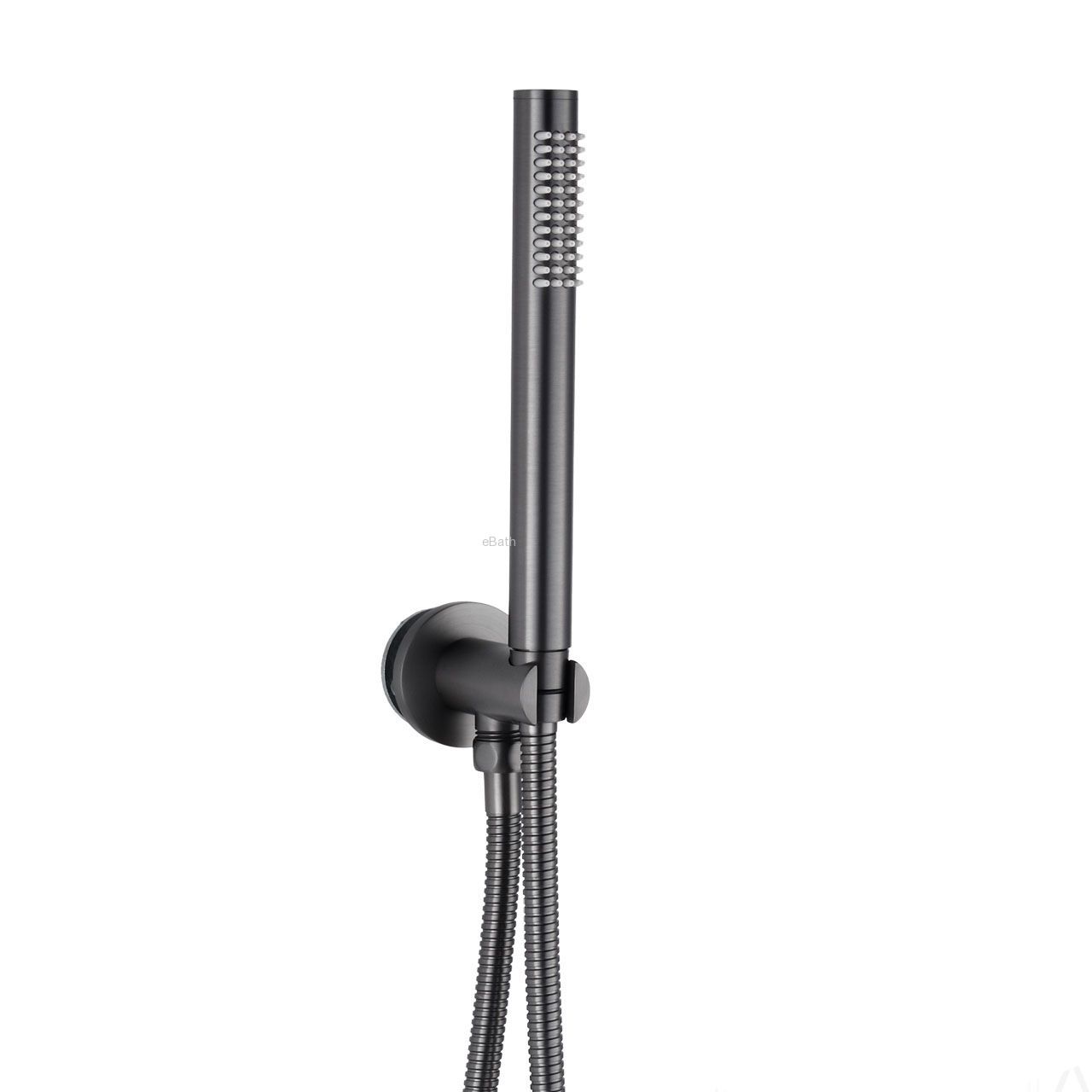 מזלף מקלחת שחור מט + נקודת מים + מתלה וצינור, Prinsha מזלף מקלחת שחור מט + נקודת מים + מתלה וצינור, Prinsha