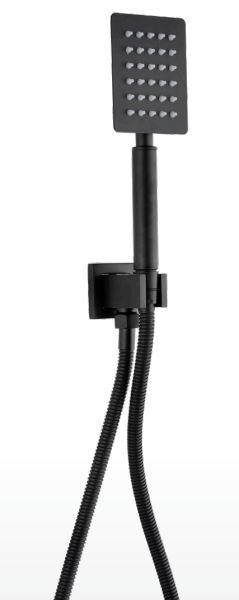 מזלף מקלחת ברונזה מרובע + נקודת מים + מתלה וצינור, Verona מזלף מקלחת ברונזה מרובע + נקודת מים + מתלה וצינור, Verona