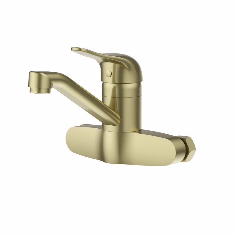 ברז זהב מט מהקיר פיה עליונה קצר ברז זהב מט מהקיר פיה עליונה קצר