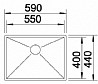 כיור מטבח בלנקו זרוקס BLANCO 550IF