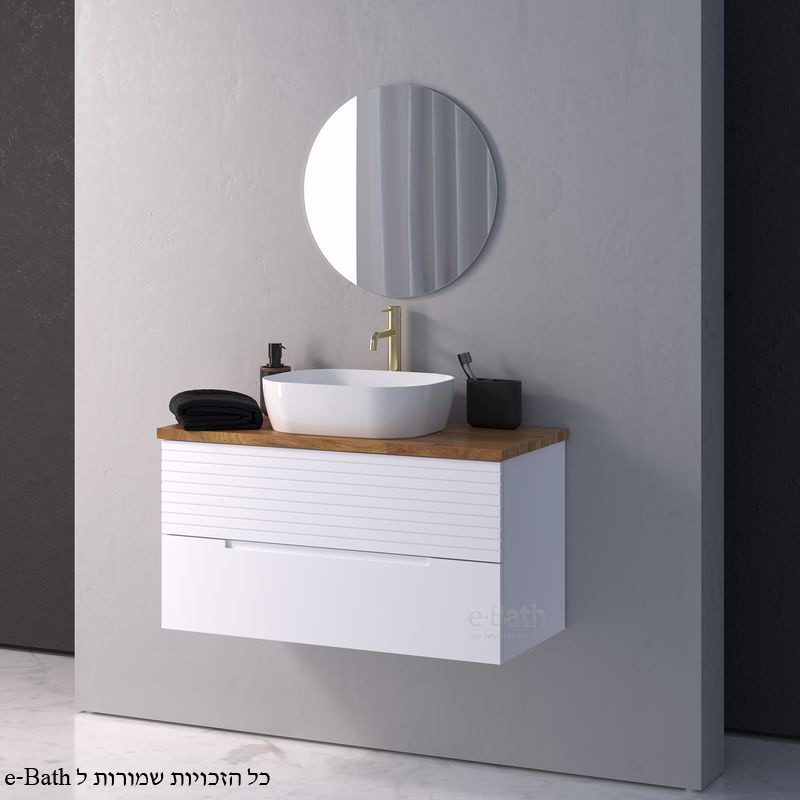 ארון אמבטיה תלוי סולו פלוס 100 ס''מ ארון אמבטיה תלוי סולו פלוס 100 ס''מ