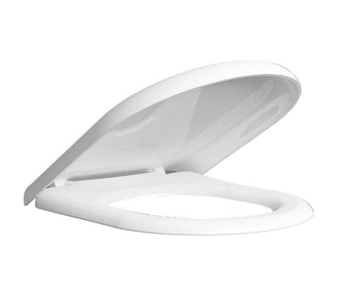 מושב אסלה לבן נשלף LUGANO מושב אסלה לבן נשלף LUGANO