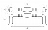 ידית חת מסוגננת D-5290