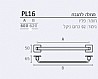 מתלה למגבת בודד PLAN