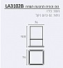 כוס למברשות שיניים מונח LARA