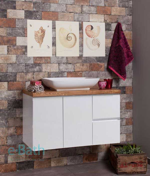 ארון אמבטיה תלוי אפוקסי סיגל פלוס 100 ס''מ ארון אמבטיה תלוי אפוקסי סיגל פלוס 100 ס''מ