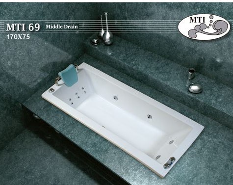 אמבטיה מלבנית 70ס"מ על 175 ס"מ. MTI-69 אמבטיה מלבנית 70ס"מ על 175 ס"מ. MTI-69