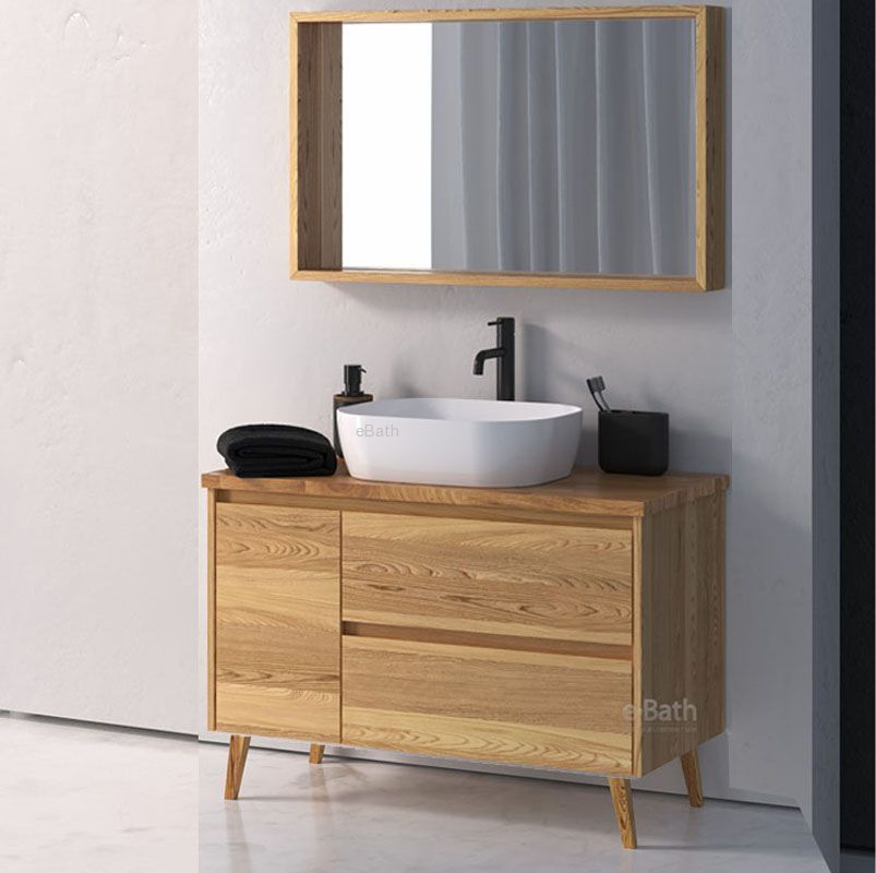 ארון אמבטיה עץ אלון agam Plus ארון אמבטיה עץ אלון agam Plus