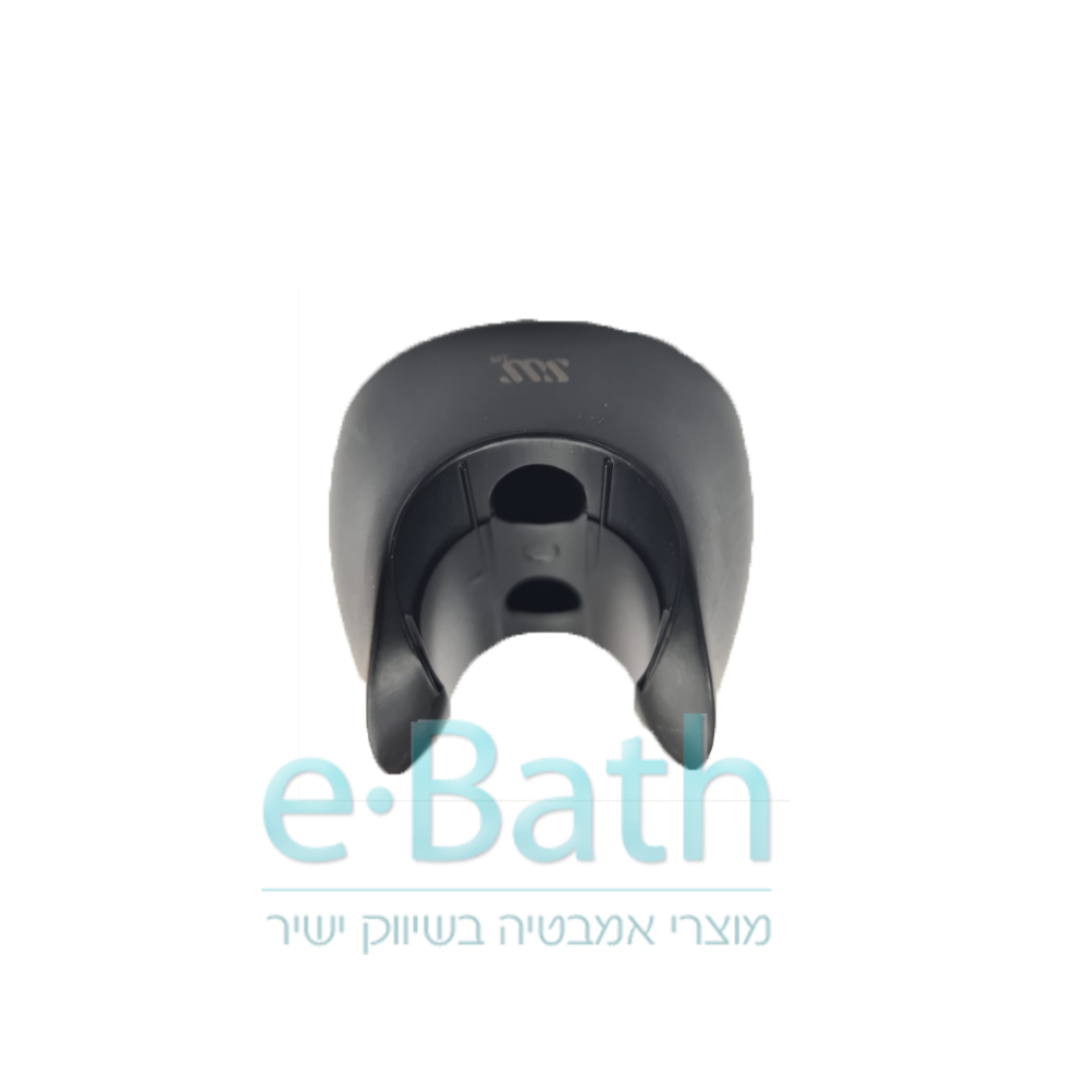 מתלה מזלף למקלחת שחור מט מתלה מזלף למקלחת שחור מט