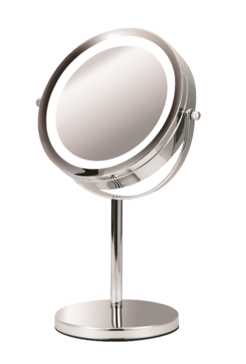 מראה מגדילה מונחת עם תאורת LED בטריה M21 מראה מגדילה מונחת עם תאורת LED בטריה M21