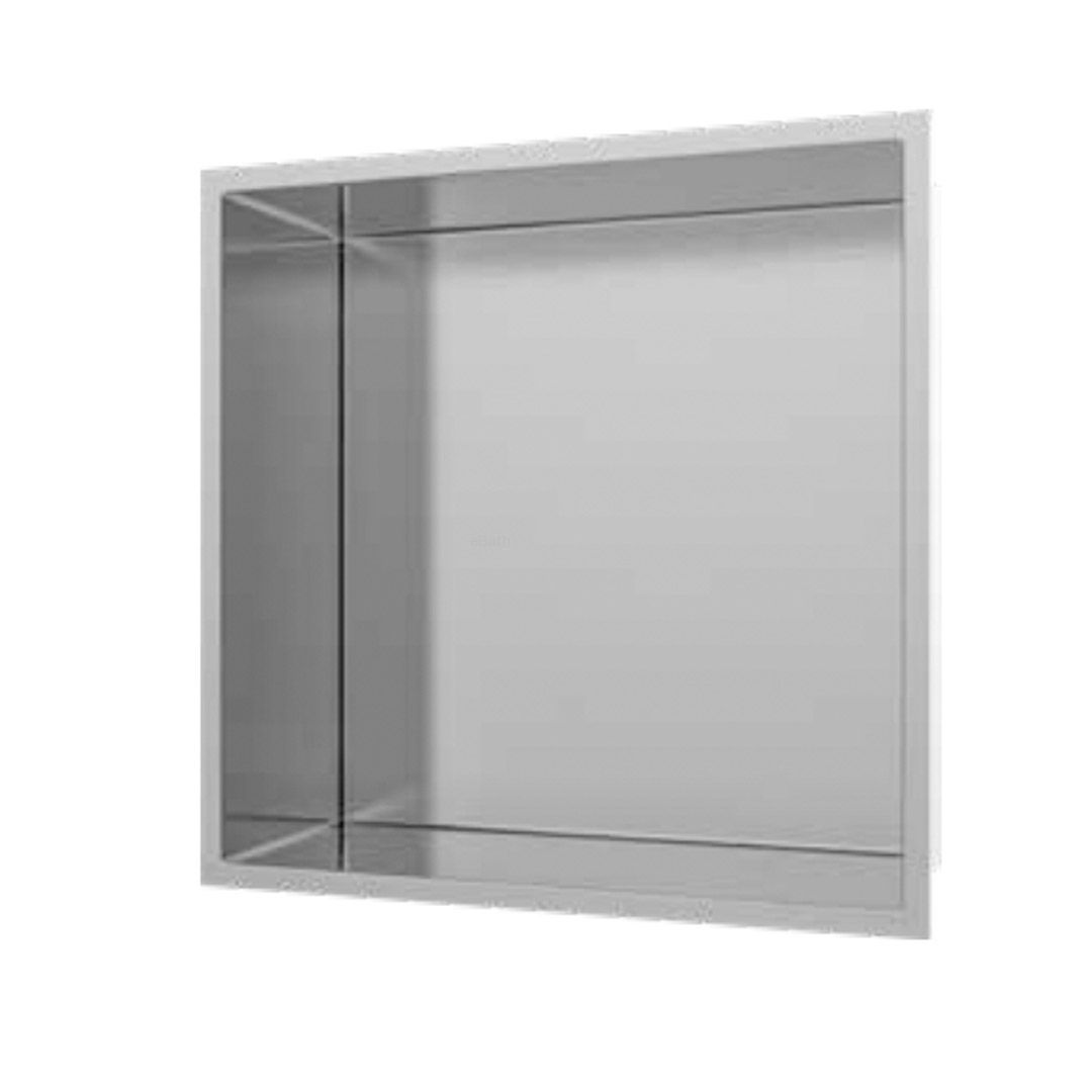 נישה למקלחת ניקל מוברש, 30/30/10 ס״מ נישה למקלחת ניקל מוברש, 30/30/10 ס״מ