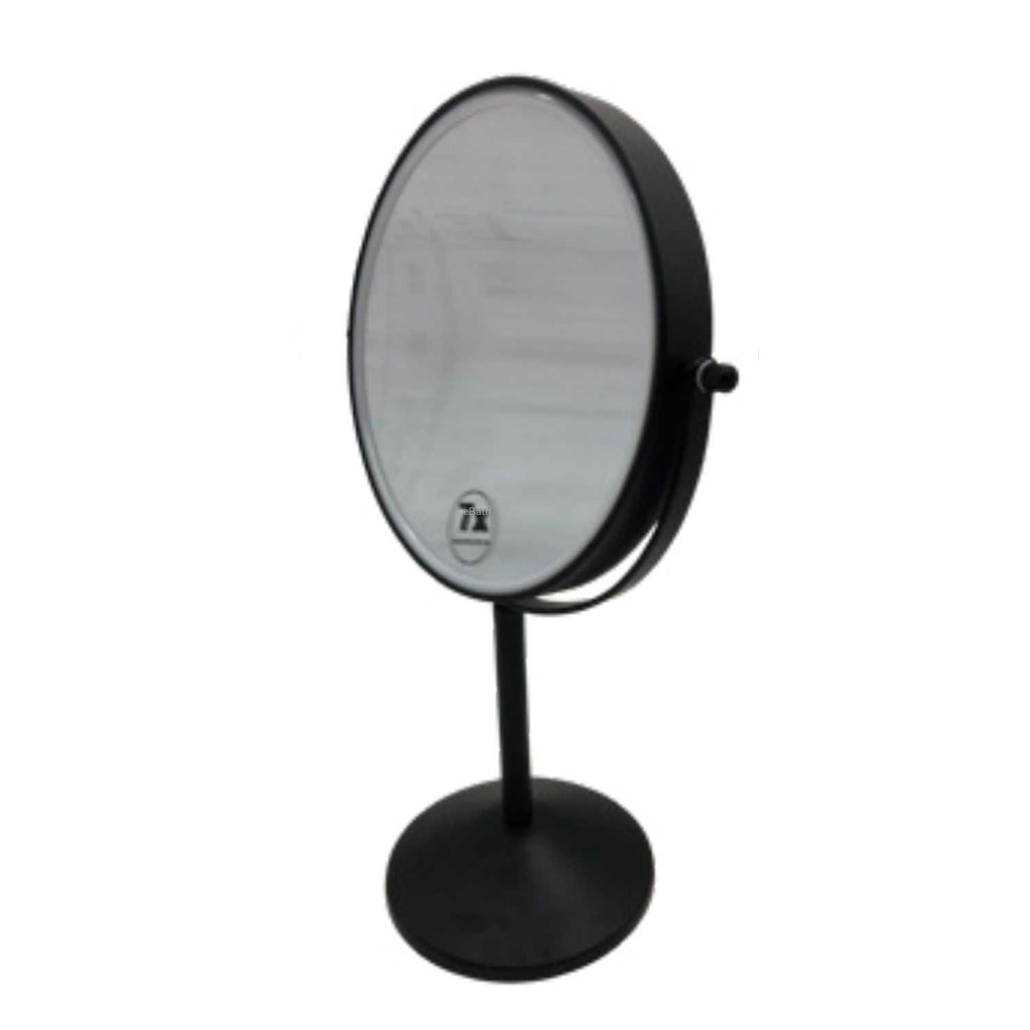 מראה מגדילה מונחת שחור מט פי 7 מראה מגדילה מונחת שחור מט פי 7