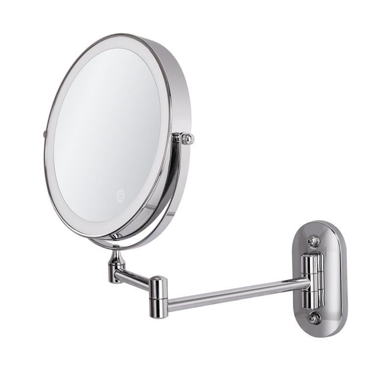 מראה מגדילה בטריה תאורת LED דו צדדית פי 7 - AC7 מראה מגדילה בטריה תאורת LED דו צדדית פי 7 - AC7