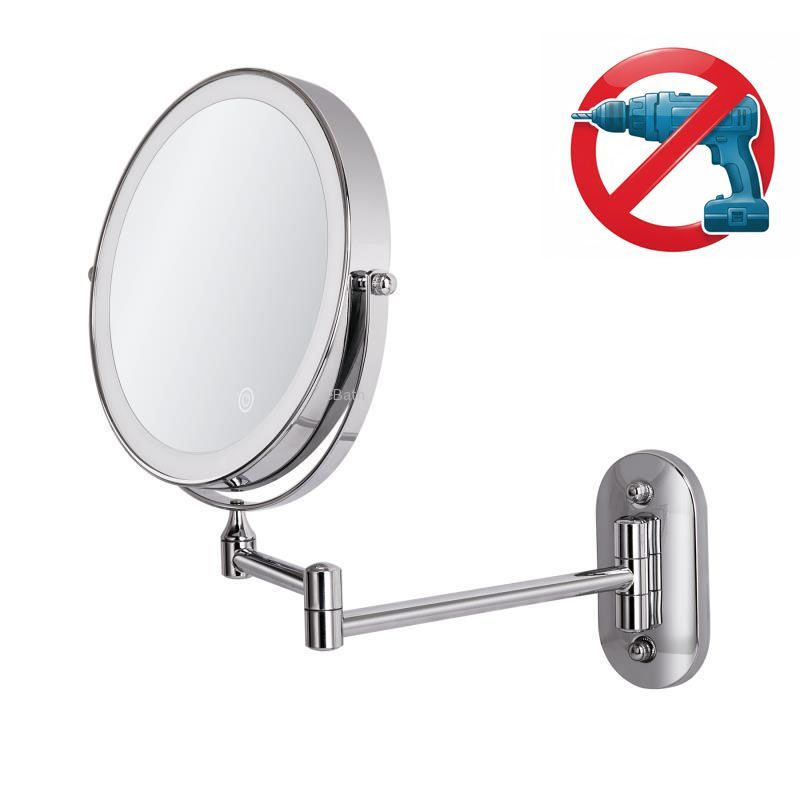 מראה מגדילה פי 7 נטענת בחשמל תאורת LED הדלקה בטאץ' מראה מגדילה פי 7 נטענת בחשמל תאורת LED הדלקה בטאץ'