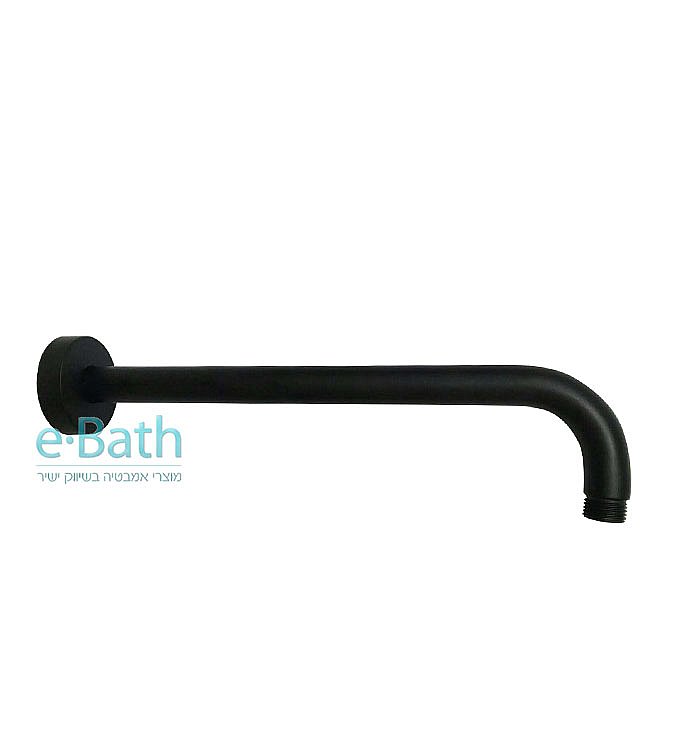 מאריך יציאת צינור עגול שחור מט 40 ס"מ (זרוע) BRASS מאריך יציאת צינור עגול שחור מט 40 ס"מ (זרוע) BRASS