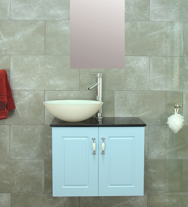 ארון אמבטיה פרובנס 30|60 ,משטח זכוכית לבן ארון אמבטיה פרובנס 30|60 ,משטח זכוכית לבן