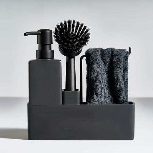 סט לשטיפת כלים שחור ZONE סט לשטיפת כלים שחור ZONE