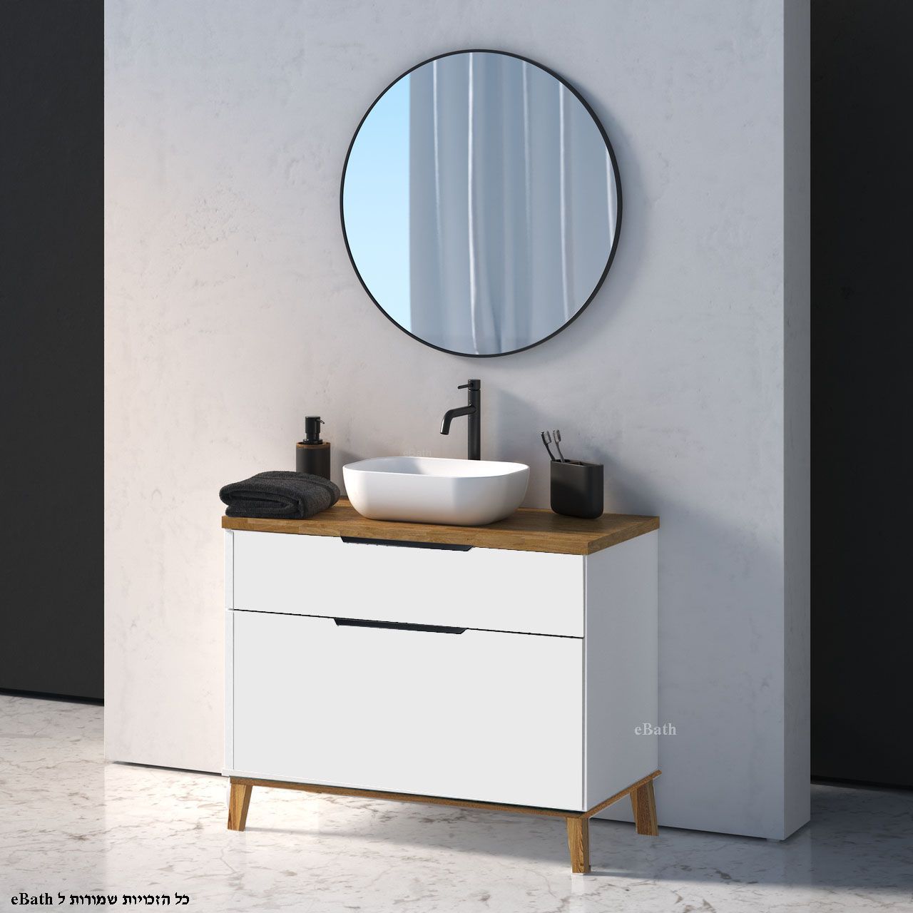 ארון אמבטיה עומד Denmark plus-B ארון אמבטיה עומד Denmark plus-B