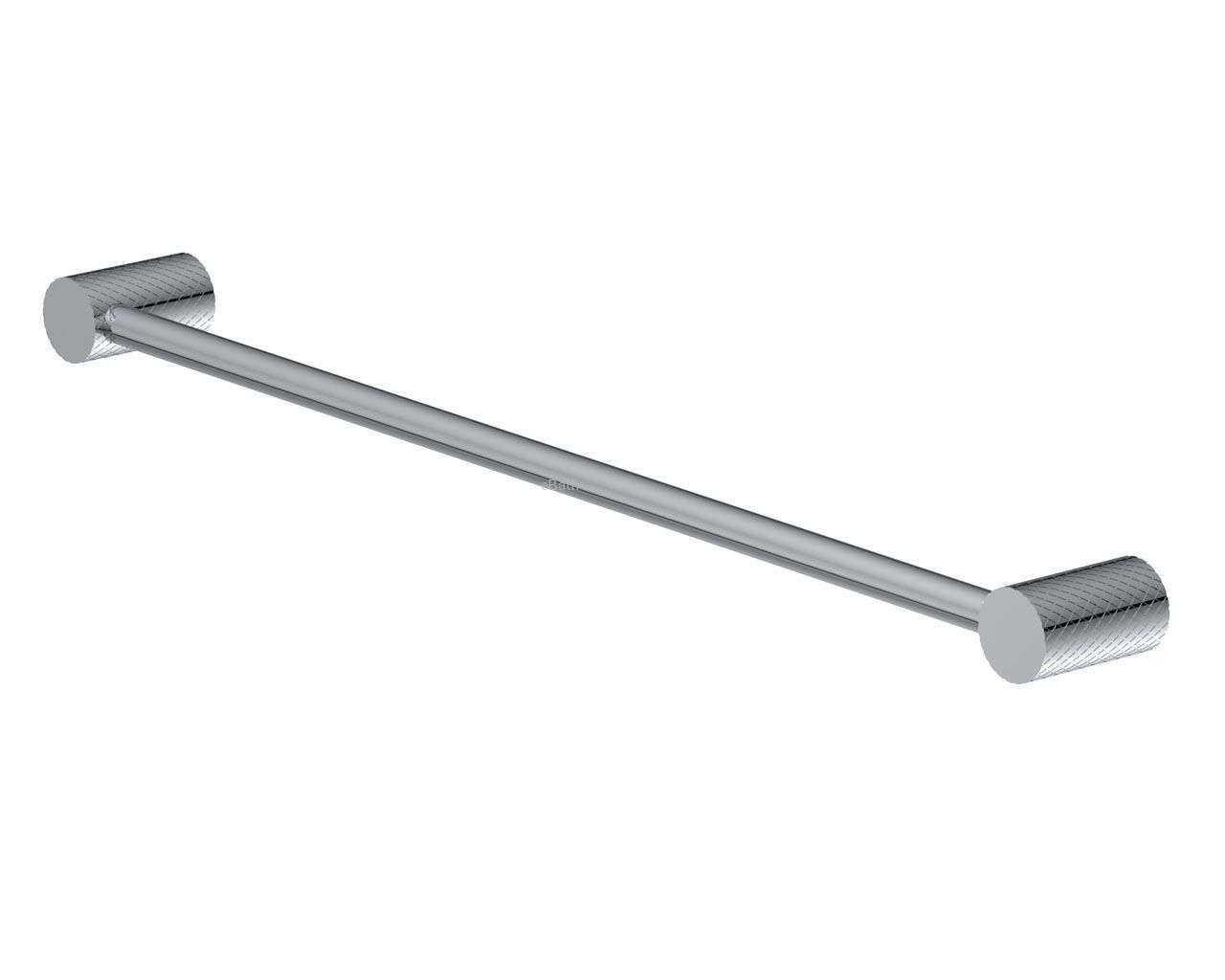 מוט מגבת כפול ניקל מבריק Clear מוט מגבת כפול ניקל מבריק Clear