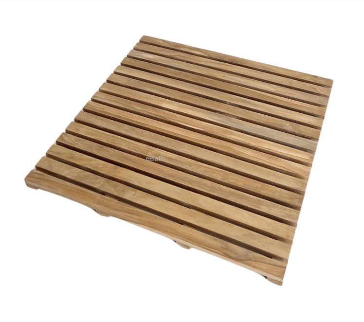 משטח עץ טיק מלבני 61 ס"מ משטח עץ טיק מלבני 61 ס"מ