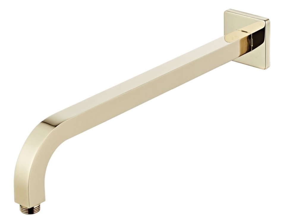 מאריך יציאת צינור מרובע זהב 40 ס"מ BRASS מאריך יציאת צינור מרובע זהב 40 ס"מ BRASS