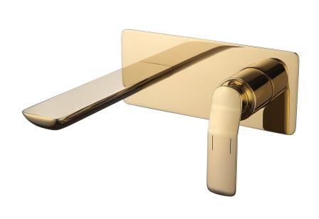 ברז מהקיר ברונזה לכיור רחצה ידית סטיק ברז מהקיר ברונזה לכיור רחצה ידית סטיק