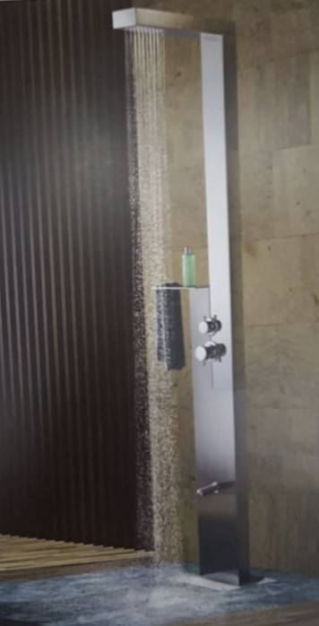 מוט מקלחת עומד מרצפה לגינה מוט מקלחת עומד מרצפה לגינה