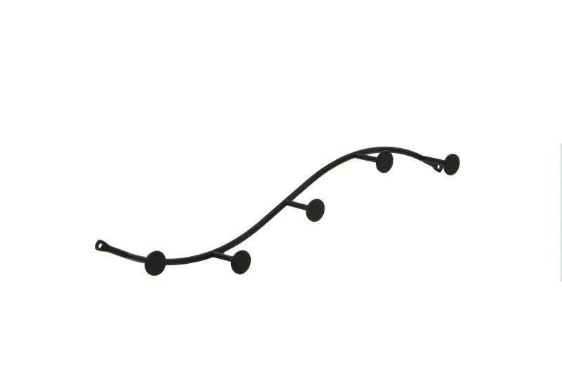 קולב מגבות 3 מתלים EK BLACK קולב מגבות 3 מתלים EK BLACK
