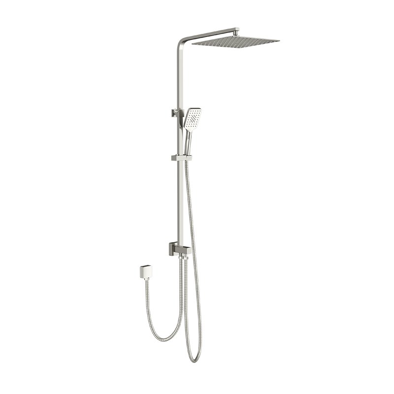 מוט פינוק מרובע למקלחת זהב מט מוט פינוק מרובע למקלחת זהב מט