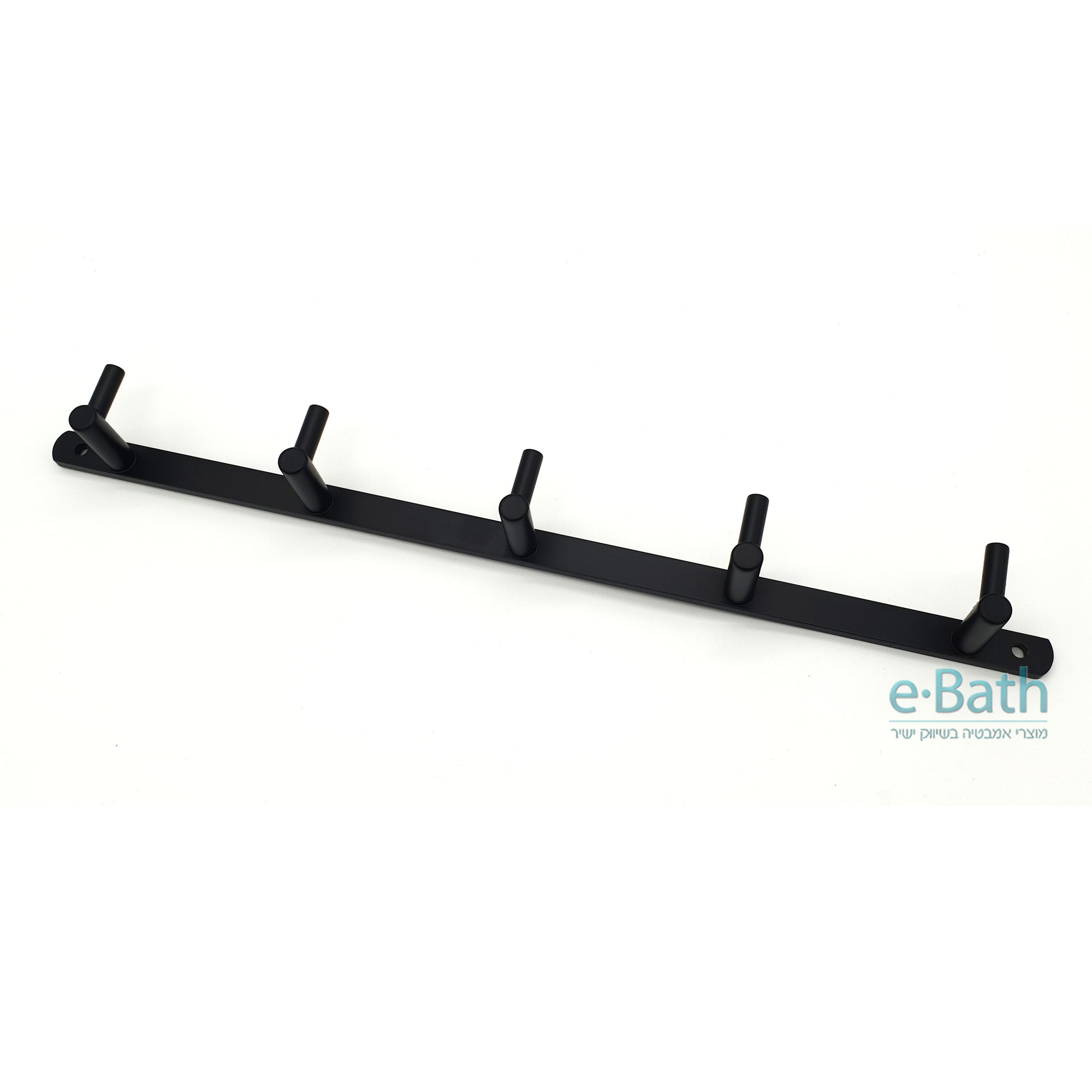 קולב מגבות 5 מתלים BLACK TOP קולב מגבות 5 מתלים BLACK TOP